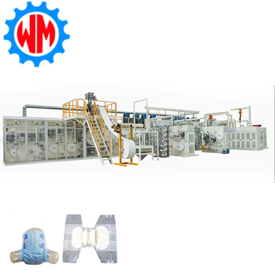 購入 Customizable High Speed 400pcs/min Adult Diaper Making Machine PLC Control with CE オンライン製造