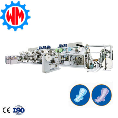 購入 High Speed Automatic Packaging Sanitary Pad Making Machine PLC Control  オンライン製造