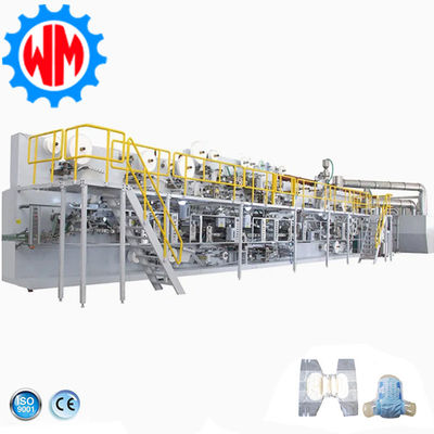 購入 High-Performance Full Servo Adult Diaper Making Machine for Large-Scale Production Needs オンライン製造
