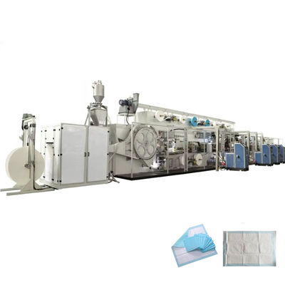 ISO9001サプライヤーCEマットレスパッドアンダーパッド生産ライン安定した作業PLC制御
